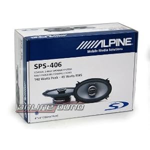 Click Here For Cheap Alpine Sps406 / Sps-406 / Sps-406 4x6 Coaxial 2-way Speaker Set For Sale