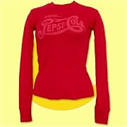 Junkfood Drink Pepsi Cola Longsleeve Red Thermal Tee