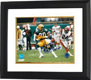 James Lofton Signed Green Bay Packers 8x10 Photo HOF 03 Custom Framed