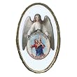 Car Visor Clip - Guardian Angel Saint Christopher - 1.75"x1.0" - Clip on