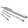BoxWave EverTouch Capacitive iPad Stylus - (Newest Technology) Touchscreen Tablet Stylus with Ultra Durable FiberMesh Fabric Tip for Apple iPad 4, iPad mini, iPad 3, iPad 2, iPhone 5, iPhone 4S / 4, Nexus 7, Galaxy Note 2, Galaxy S3, All Touchscreen Devices (Metallic Silver)