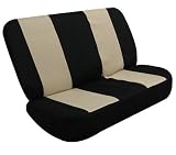 Bench Car Seat Cover Fb050 Beige/black R010