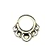 UMBRELLALABORATORY Tribal Organic Septum Nose-Ear-Lip Ring Earring Body Piercing Jewelry clicker w 80