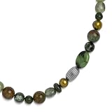 Carolyn Pollack Sterling Silver Gorgeous Greens 17 Necklace