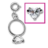 CHARM IT! Heart Diamond Ring Charm