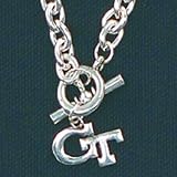Georgia Tech Yellow Jackets Chain Logo Bracelet NCAA College Athletics