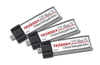 Combo: 3 Pcs Tenergy 3.7V 160mAh 15C LiPo Batteries for Micro Helicopters E-flite MSR /SR/ BMCX from Tenergy