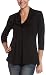 Kenneth Cole Women's 3/4 Sleeve Cowl Neck Top