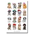 (22x34) Keith Kimberlin (Puppies with Hats) Art Poster Print