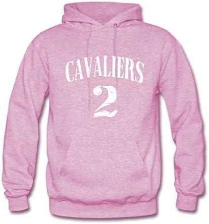 Custom Cleveland Cavaliers Kyrie Irving #2 For Men Pink Classic Sweatshirt Hoodie XS