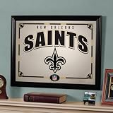 22″ NFL New Orleans Saints Football Logo Framed Mirror
