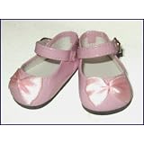 Pink Classic Patent Elegant Mary Jane Doll Shoes Fit Bitty Baby and Terri Lee
