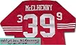 Hugh McElhenny San Francisco 49ers Autographed Throwback Jersey with HOF Inscription