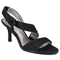 Women's Mossimo® Haven Asymmetrical Satin Shoes - Black