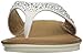 Skechers Cali Women's Indulge 2-Glam & Glitz Flip Flop, White, 8 US/8 B US