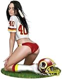 Sexy NFL Washington Redskins Girl Sticker ~ Ted Hammond