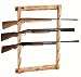 Rush Creek Log Cabin Style 5-Gun Wall Rack