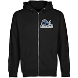 NCAA Buffalo Bulls Black Logo Applique Midweight Full Zip Hoody