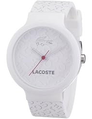 Lacoste Goa White Dial Polyurethane Strap Unisex Watch 2010547