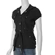 Self Esteem Short Sleeve Belted Jacket with Hood