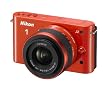 Nikon 1 J2 Kit compact hybride 10,1 Mpix + Objectif 1 Nikkor VR 10-30 mm f/3.5-5.6 Orange