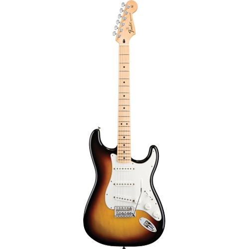 Fender Standard Stratocaster Electric Guitar, Brown Sunburst Maple Fingerboard