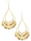 Marciano Mia Spiral Hoop Earrings, GOLD