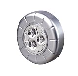 Miracle Beam #2654 3LED Silver Push Lite