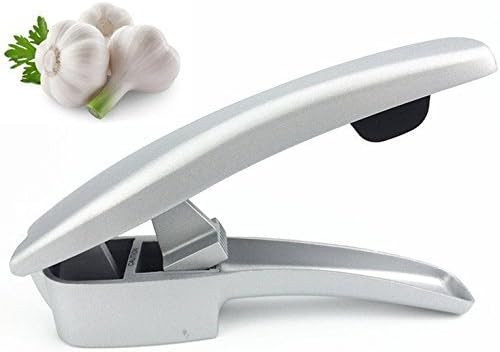 Cworlds Garlic Press and Slicer Made of Premium Cast Alloy with a Non Stick Coating