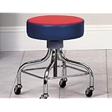 CLINTON VALUE SERIES STOOLS-CLASSIC CHROME Same as 2100 w/ multi color top Item# 2100-M