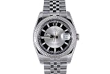Rolex Mens New Style Datejust Tuxedo Dial Jubilee Band