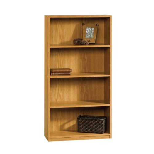 Beginnings 4-Shelf Bookcase - Oregon Oak finish