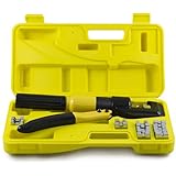 Best Choice Products&reg; 10 Ton Hydraulic Wire Battery Cable Lug Terminal Crimper Crimping Tool 9 Dies