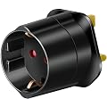 Brennenstuhl Schutzkontakt Reiseadapter (7,5 A, 250 V)