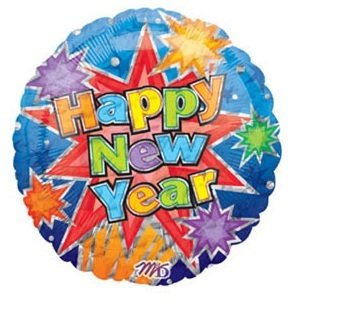 Happy New Years Balloon - 18