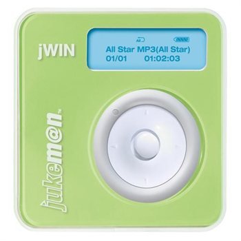 Jwin USB MP3/WMA Portable Digital Audio Player w/SD/MMC Slot (Green)
