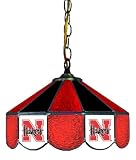 Nebraska Cornhuskers 14 Tiffany Style Swag Lamp
