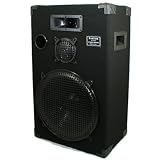 New PA DJ Karaoke Home Pro Audio 15" Three Way Black Speaker 1500C1