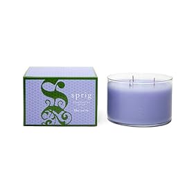 SPRIG Fragrances 3 Wick Candle - Lilac and Ivy