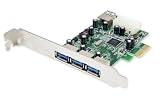 IO Crest 3 External + 1 Internal Ports USB 3.0 PCI-Express x1 Controller Card SY-PEX20073