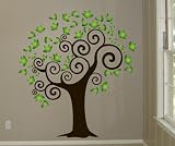 Wall Decal TREE Deco Art Sticker Mural AMAZING COLORS!