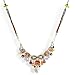 Ayala Bar Fabrics Necklace - The Hip Collection - in Pearly White, Purple, and Crimson #9111 ANK ONK