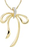14K Yellow Gold Diamond Necklace