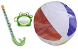 Childrens Frog Design Snorkel and mask Set And Beach Ball. Ideal For Swimming Pool. Size 3-10 Years. Childrens Frog Design Snorkel and mask Set And Beach Ball. Ideal For Swimming Pool. Size 3-10 Years.