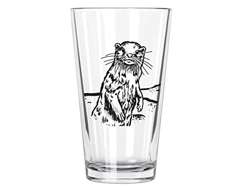 Corkology River Otter Pint Glass, Clear