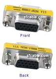Mini Gender Changer, HD15 F/F VGA