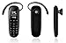 inDigi® Mini Wireless Handsfree Bluetooth Phone Headset Dialer Keys Caller ID LCD A2DP (US Seller - 3-5 Days Delivery Guaranteed)