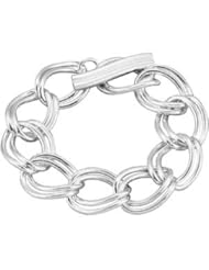 Link Bracelet With Toggle Clasp Sterling Silver 8 Inch Brc677