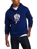 MLB Men's New York Mets 1969 Cooperstown Felt Tek Patch Long Sleeve Hooded Fleece Pullover (Deep Royal, XX-Large)