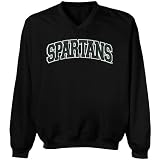 NCAA USC Upstate Spartans Arch Applique Microfiber Windshirt - Black (Small)